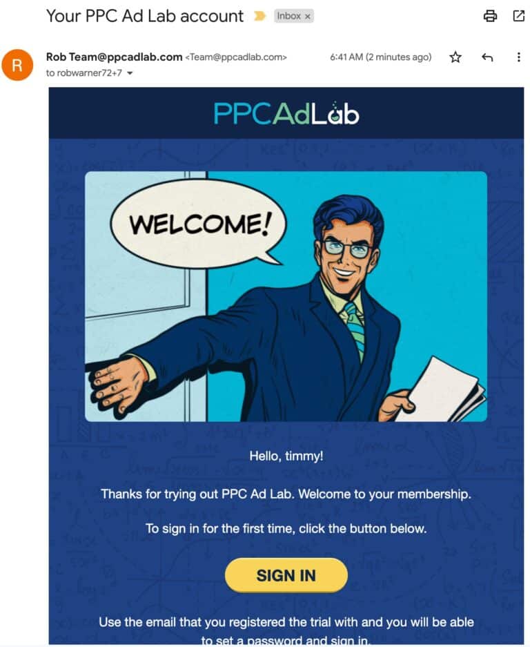 PPC Ad Lab Access